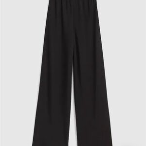 Madewell NAT Black Wide-Leg Women's pull on Pants